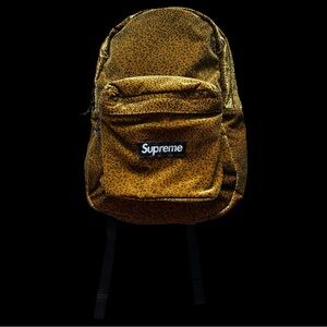 Supreme Cheetah Pattern Backpack